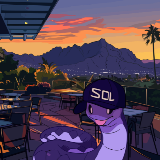 Solanaconda sunset vibes